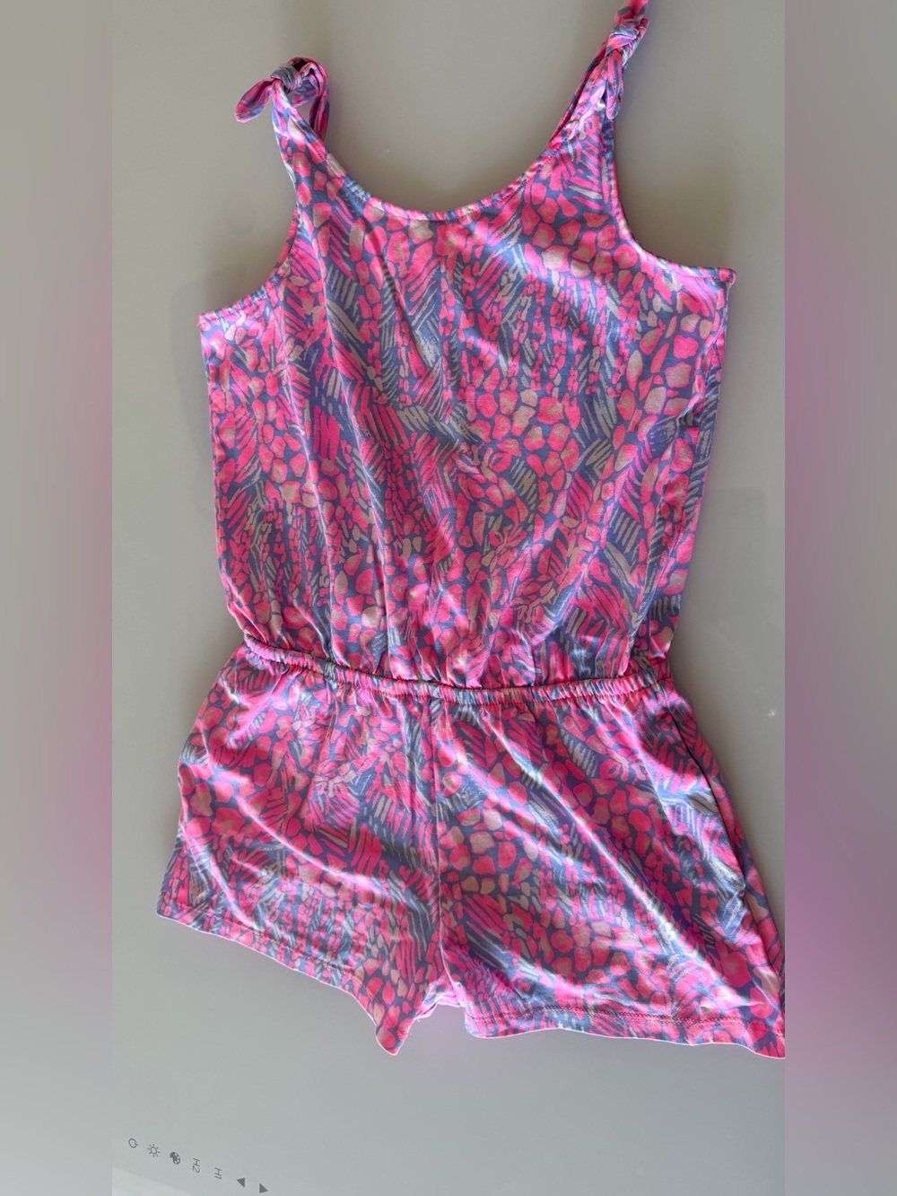 Lilly Pulitzer 
Girls' Pink Patterned Romper -